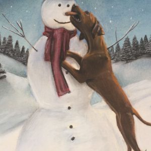 'Snowman' Christmas Card